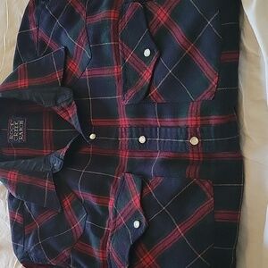 Vintage Rock Creek Ranch Pearl Snap Flannel